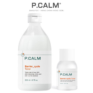 Nước hoa hồng p.calm barrier cycle toner 200ml / mini 30ml pcalm