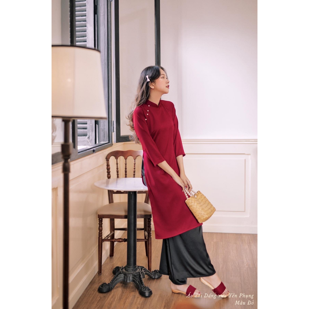 SET ÁO DÀI TRƠN LỤA NGỌC HOT TÊT 2023