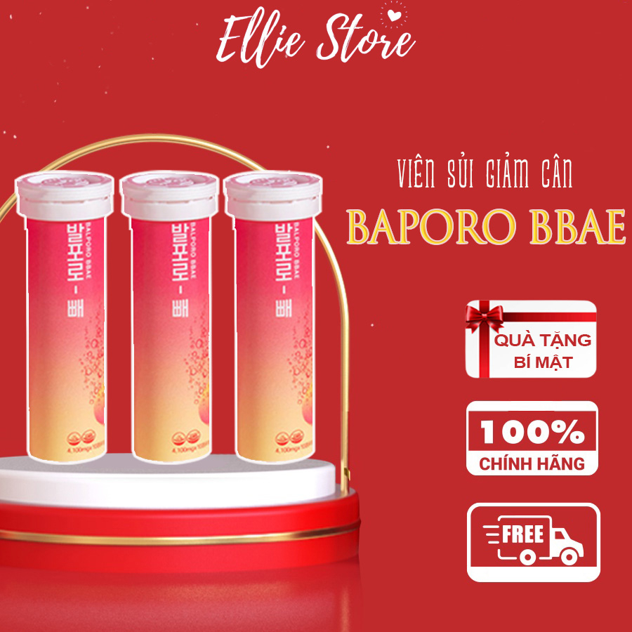 Viên sủi giảm cân Balporo Bbae Hàn Quốc chính hãng Viên uống giảm mỡ bụng