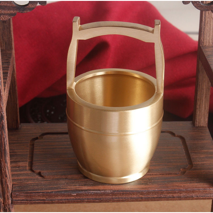 Thùng đựng vàng bạc châu báu phong thủy bằng đồng đúc nguyên khối chiêu tài lộc