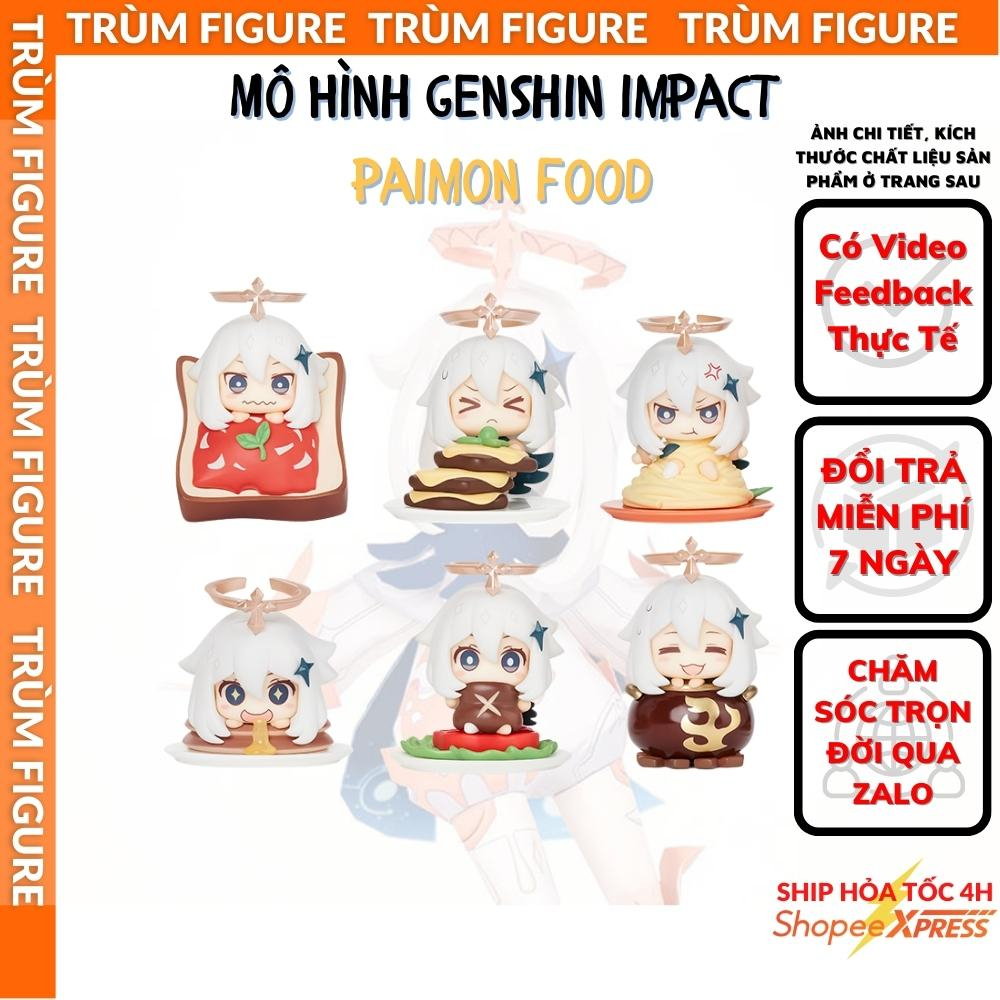Mô Hình, Figure Genshin Impact Thức Ăn Dự Trữ Paimon Anime, Game - Full Box Trùm Figure