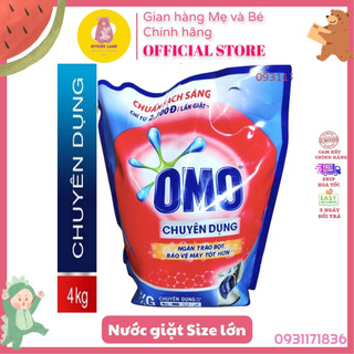 [Hoả Tốc] OMO NƯỚC GIẶT 4KG CHUYÊN DỤNG cho máy cửa trên cửa trước ( Túi xanh) 4 kg