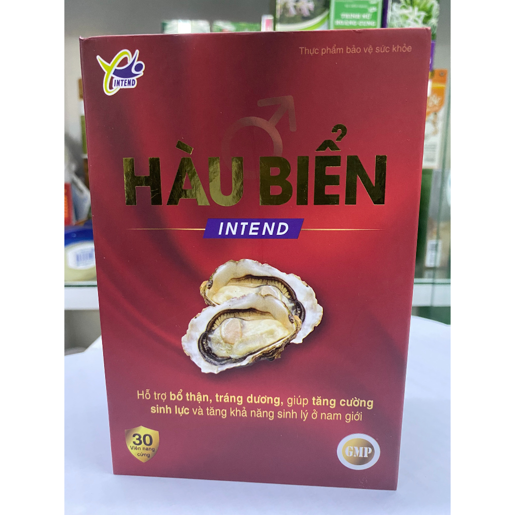 Viên Uống Tinh Chất Hàu Biển Intend Hỗ Trợ Tăng Cường Sinh Lý Nam Hộp 30 Viên