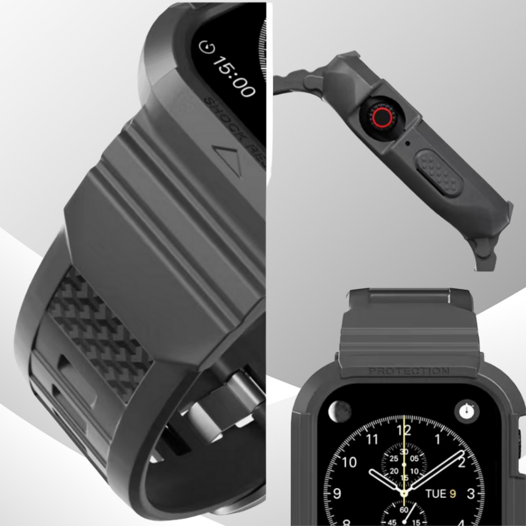 Dây Đeo Kiêm Ốp Dành Cho Apple Watch Ultra/ Apple Watch Series, Kai.N Elegant Shock Proff