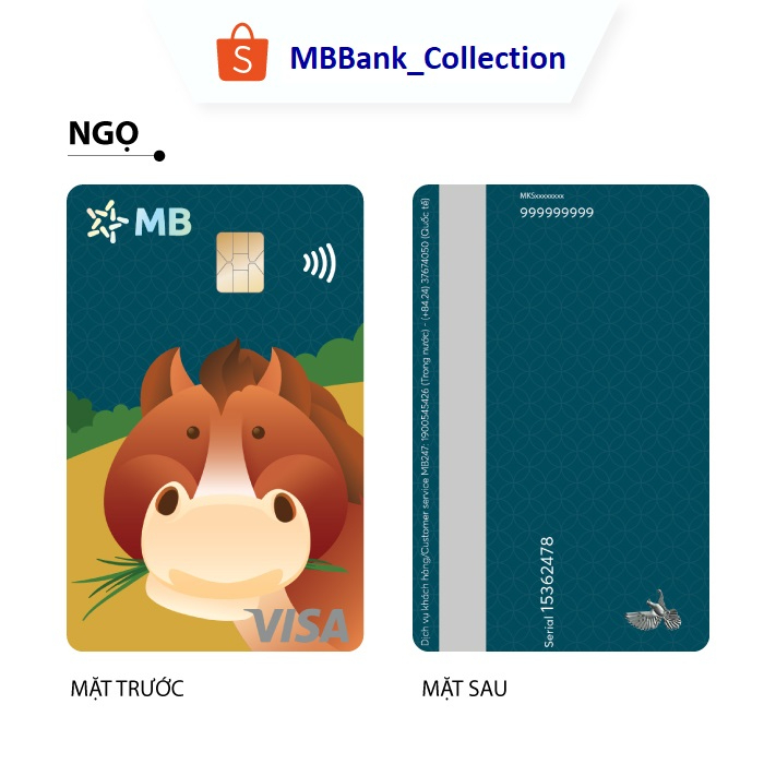 Bộ sưu tập thẻ MB Hi Visa Collection - 12 Con Giáp