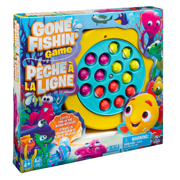 Đồ chơi câu cá cho bé chất lượng Mỹ của hãng Spin Master Gone Fishin’ Game, Fun Fishing Board Game for Kids Ages 4 and u