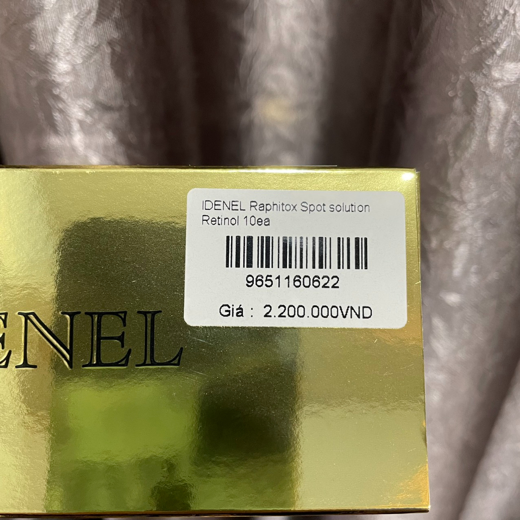 Mua Vi Kim Vàng IDENEL Gold & Caviar – Spot Solution vi kim Raphitox và ...