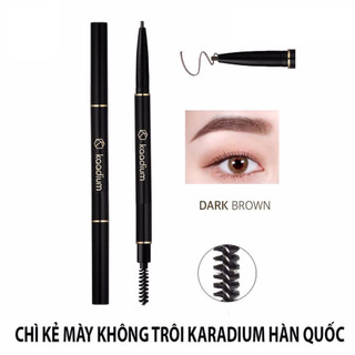 Chì kẻ mày 2 đầu Karadium Flat Eyebrown Pencil