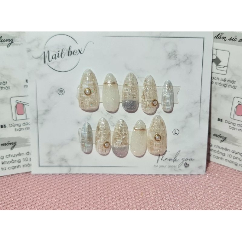 Móng Úp Thiết Kế Korea [ Nail Box]