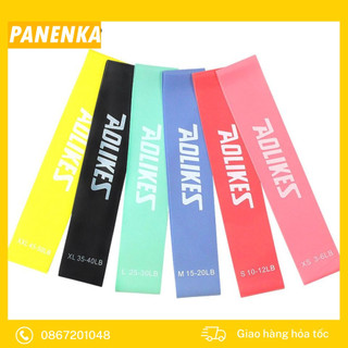 Dây Mini Band Dây Cao Su Kháng Lực Aolikes Tập Chân Mông AL 3601, dây kháng lực đá bóng, thể thao