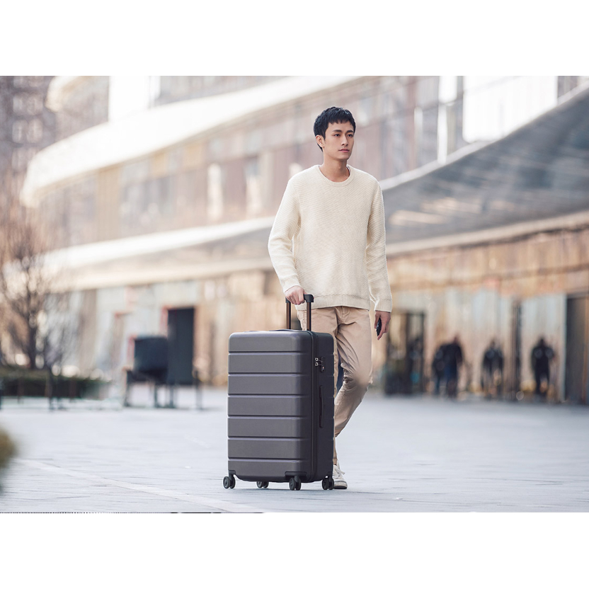 Vali Xiaomi 28 inch MÀU XÁM CỨNG VÀ NHẸ/ CHẤT LIỆU COVESTRO PC/ BÁNH XE KHÔNG ỒN XOAY 360 ĐỘ