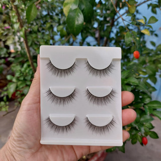 Hộp 3 Cặp Lông Mi Chồn 3D Siêu Tự Nhiên