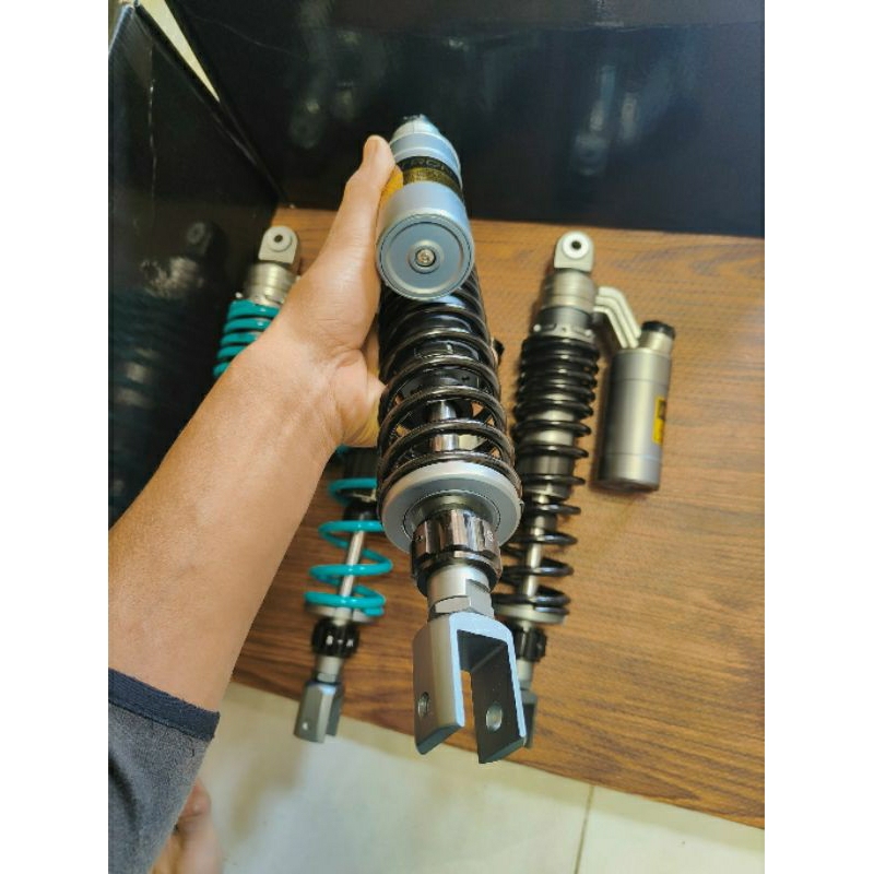 Phuộc NITRON bình dầu xám 38cm gắn SH Việt Nam