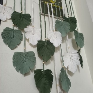 Rèm Lá Macrame trang trí nhà cửa ( 15 lá)