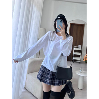 Áo thun nữ form rộng Guguno cotton cổ tròn in basic