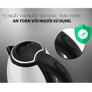 Ấm Siêu Tốc Inox 1.8L- Bình Đun Siêu Tốc Sunhouse