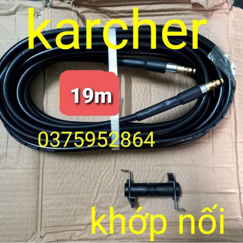 dây rửa xe cho máy kacher, khớp nối dây karcher