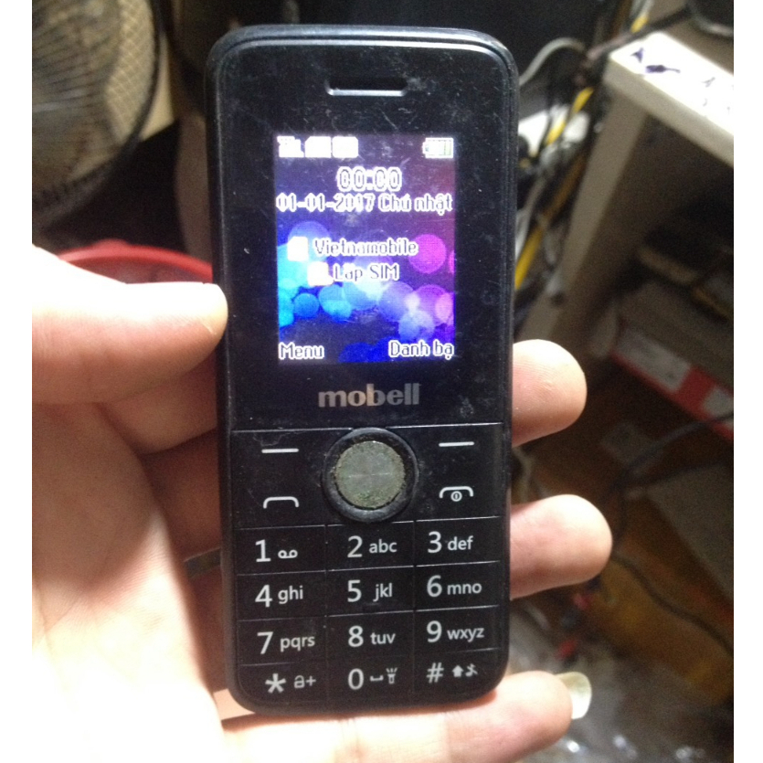Xác Mobell M228 hai sjm, màn khá, sjm sóng nghe gọi loa to, máy không bin