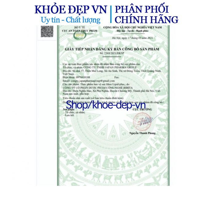 Viên uống Lipid Plus hỗ trợ giảm Cholesterol mỡ trong máu, cao huyết áp - Hộp 30 viên