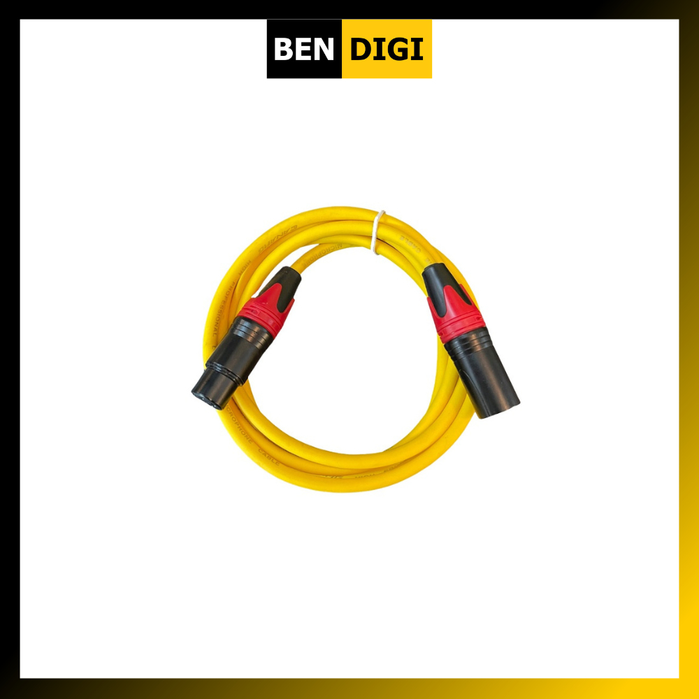 Dây micro Canon 2 đầu XLR-XLR TIKO cao cấp - Hàng chính hãng