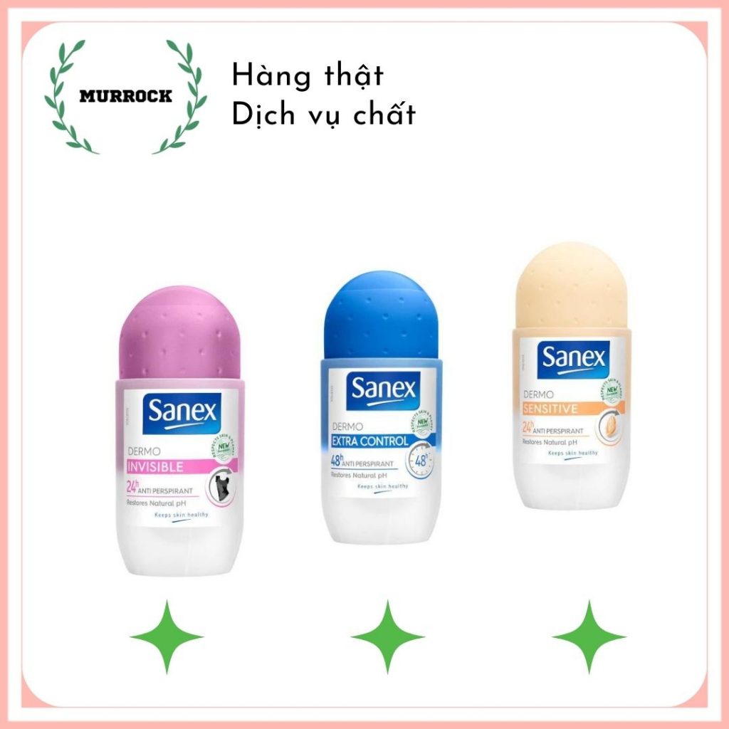 Lăn khử mùi Sanex 50ml UK Anh Quốc