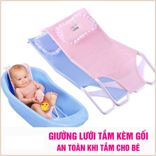 Lưới tắm kèm gối dành cho bé sơ sinh