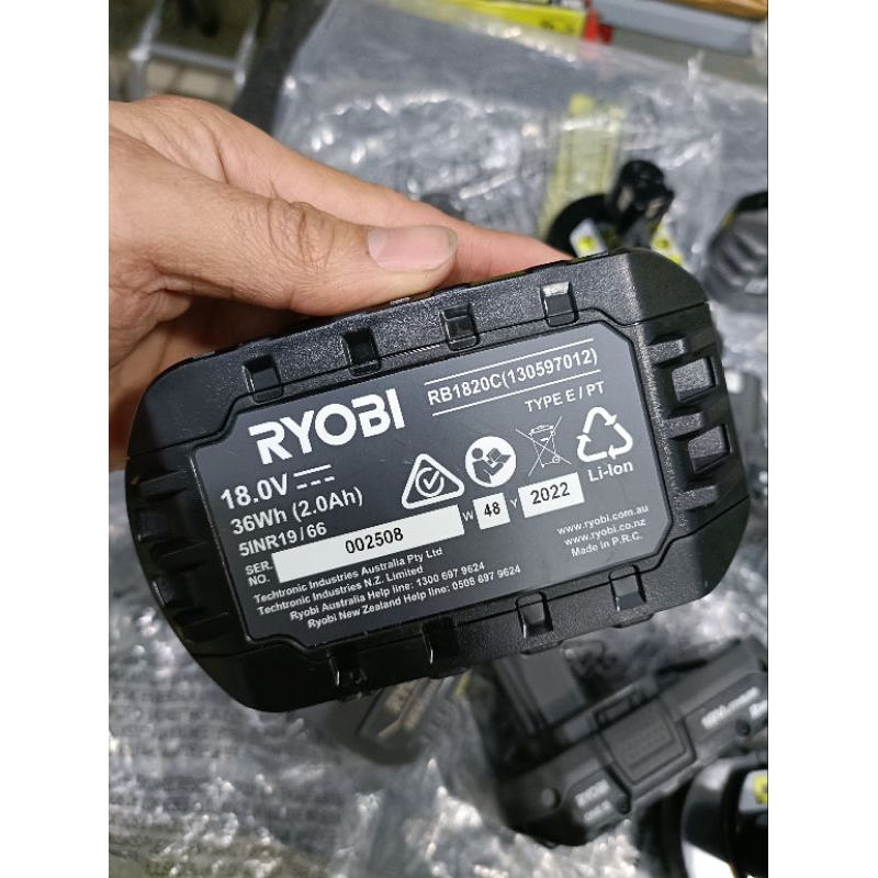 PIN 2Ah RYOBI 18V #RB1820C