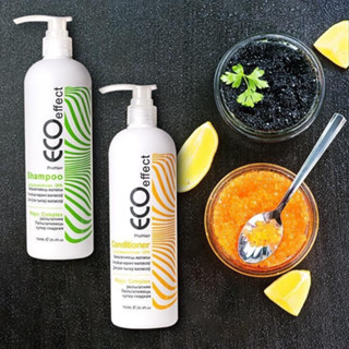 Combo Dầu Gội, Xả ECO tinh chất trứng cá tầm - phục hồi tóc, tăng sức đề kháng, giúp tóc luôn mềm mượt