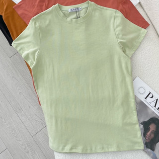 Áo thun nữ cổ tròn Mint Basic Tee Maxy Workshop