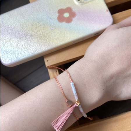 Set vòng tay Hoyden Brownie Pink