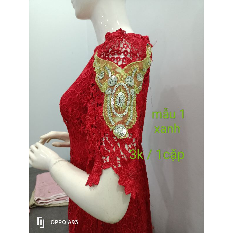 Cổ áo ren trang trí