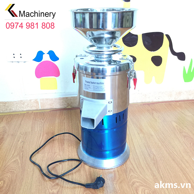 Máy nghiền bơ đậu phộng(bơ lạc), hạnh nhân,sốt mè,sốt cà chua model HORUS-100Y, công suất 1100W, năng suất 15kg/giờ