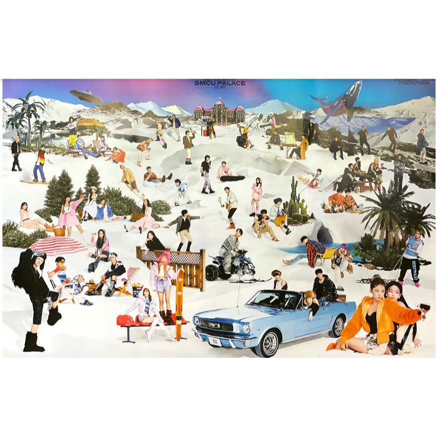 Có sẵn poster chính hãng SMCU NCT - RED VELVET - AESPA tặng kèm ống đựng