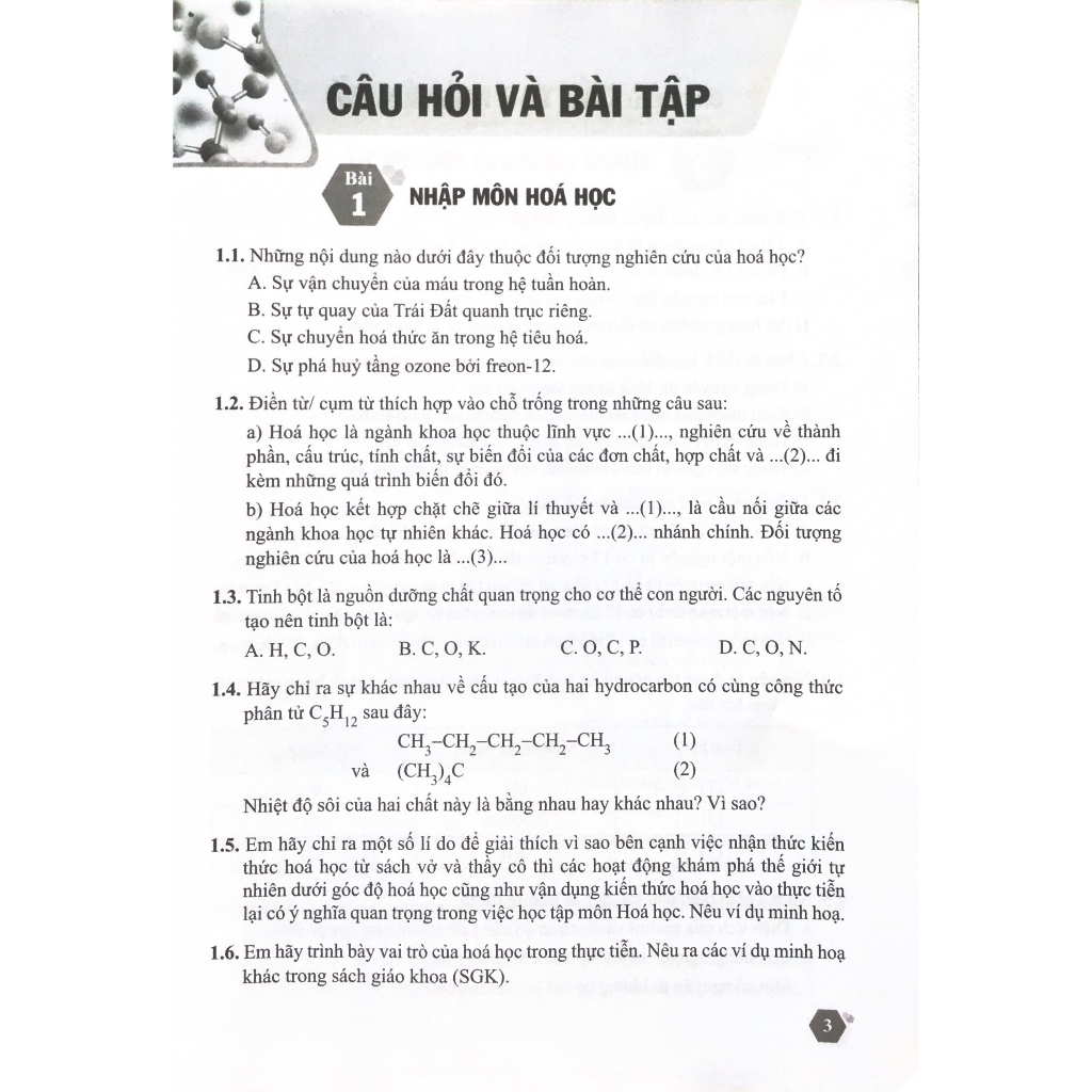 Sách - Bài tập Hóa học 10 - Cánh Diều