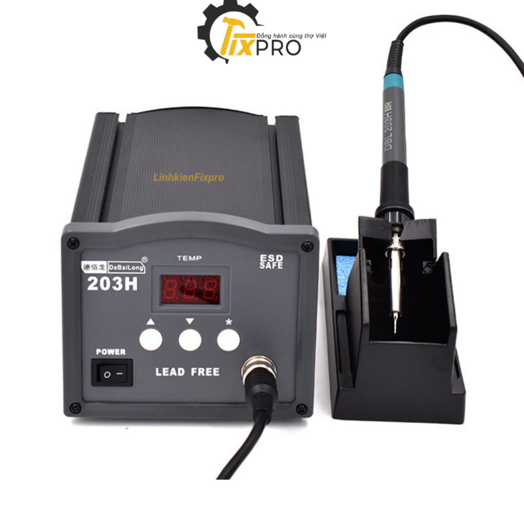 Trạm hàn cao tần Debailong 203H công suất cao 90W