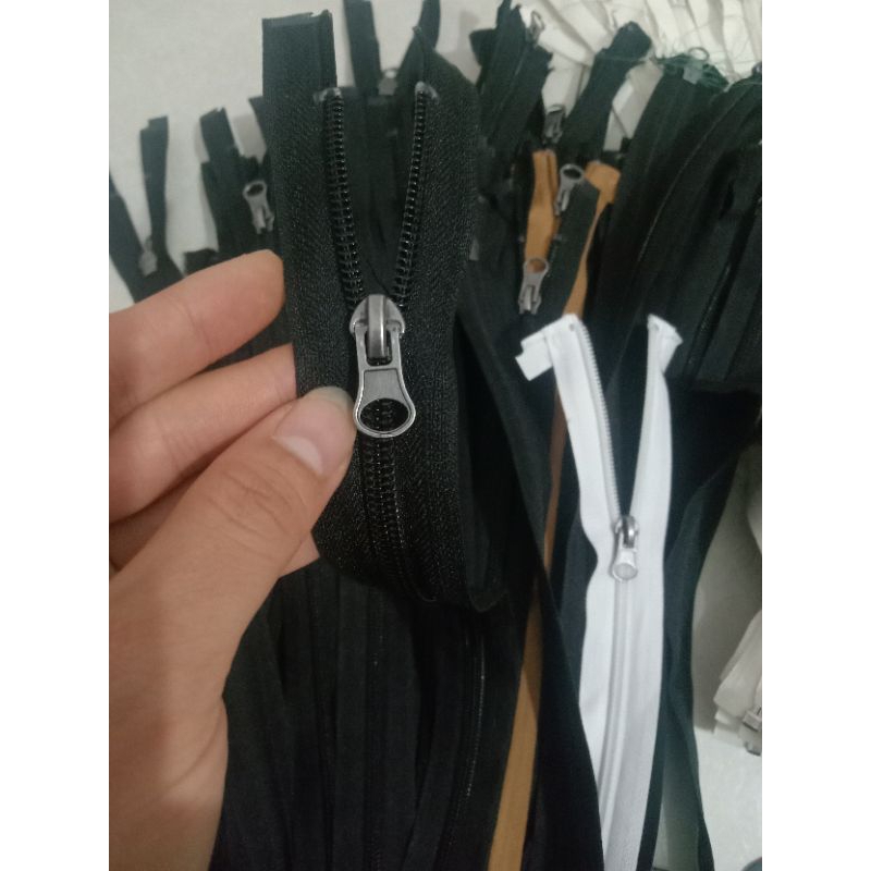 Dây khoá áo khoác cá xấu và cước r3 r5 nhiều màu 40_60cm