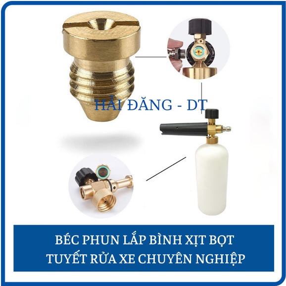 Tâm phun bình xịt bọt, béc phun bình tạo bọt tuyết chuyên nghiệp