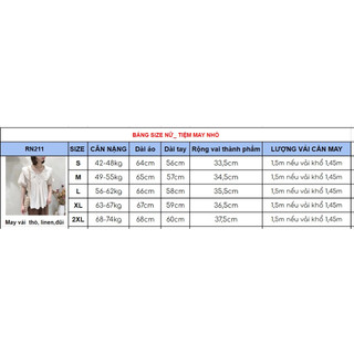 RN211_Rập giấy may áo cổ sen xếp li nữ
