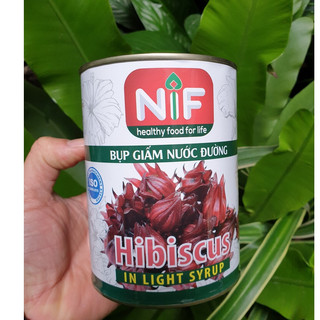 Bụp Giấm Hoa Hibiscus Ngâm Nước Đường hộp 560gr - Tổng kho Nguyên liệu