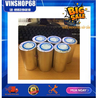 Thùng 100 cuộn giấy in hóa đơn / Giấy in bill / giấy in nhiệt K80 bọc bạc - Antech