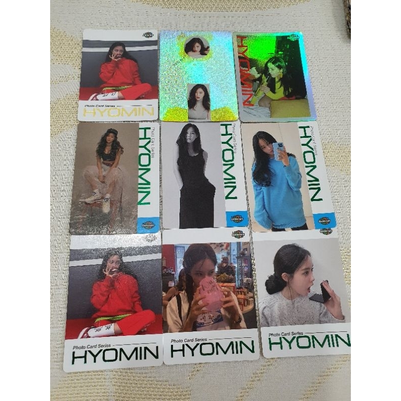 9 Card T-ara Hyomin + tặng kèm tạp chí