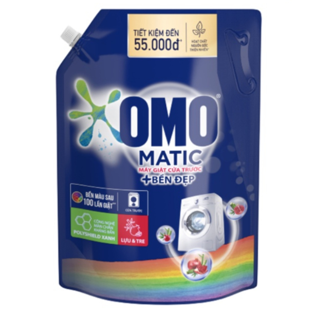 [QUÀ TẶNG KHÔNG BÁN] Nước giặt OMO Matic Bền đẹp Cửa trước túi 2.8kg