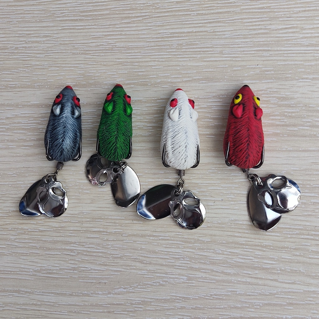 Mồi câu lure chuột hơi Thái Lan CHANNA