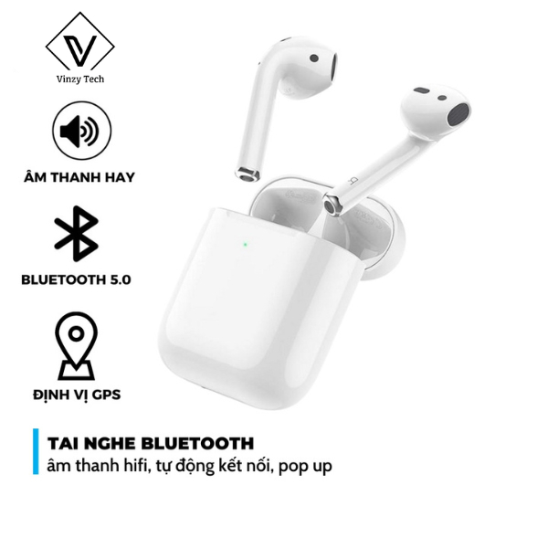 Tai nghe Bluetooth AP2 hàng chính hãng VINZY nguyên seal đầy đủ phụ kiên Bảo hành 1 đổi 1 trong 6 tháng