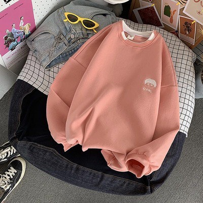 Áo Sweater Layer NAD Unisex Chất Liệu Nỉ Bông Thêu Chữ UFNL Cao Cấp