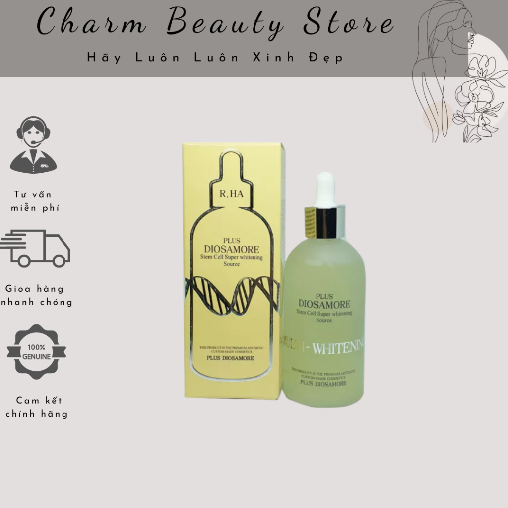 Tế Bào Gốc Siêu Trắng Da Plus Laksmira 100ml