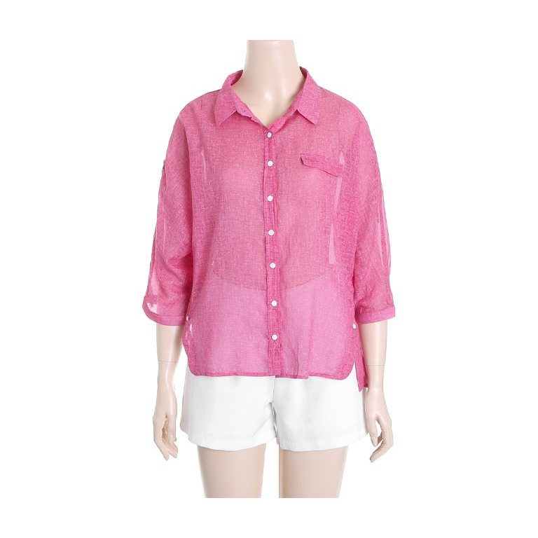 ÁO SƠMI TAY LỠ FREESIZE PHONG CÁCH HÀN QUỐC CAO CẤP NHẬP KHẨU CHÍNH HÃNG HÀN QUỐC TH KOREA FASHION KT239
