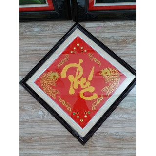 Tranh đính đá Phúc lộc thọ DF175 (chưa đính)