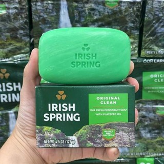Xà bông cục irish spring mẫu mới 113g của mỹ