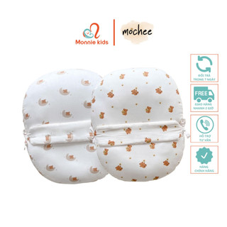 Gối chống trào ngược cho bé Mochee vải xô Cotton 70x80cm - Monnie Kids